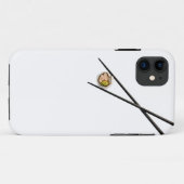 Sushi und schwarze Essstäbchen - besonders Case-Mate iPhone Hülle (Rückseite (Horizontal))