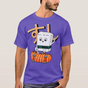 Sushi und Skateboard T-Shirt