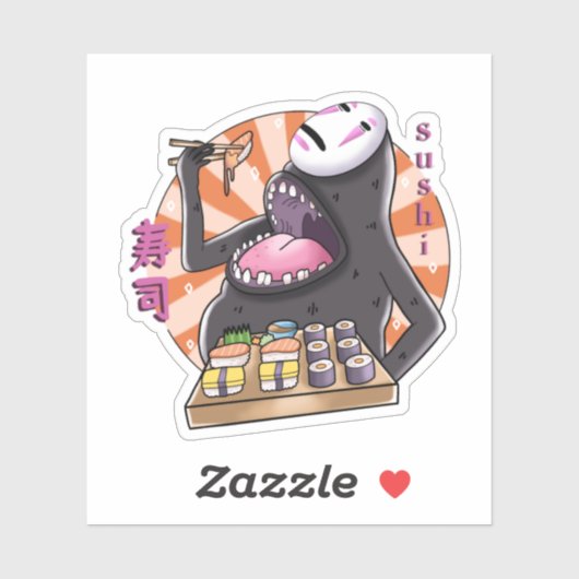 Sushi Vinyl Die Sticker! Aufkleber (Blatt)