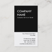 Sushi Visitenkarte (Rückseite)