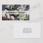 Sushi Visitenkarte (Vorne/Hinten)