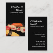 Sushi Visitenkarte (Vorne/Hinten)