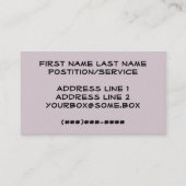 Sushi Visitenkarte (Vorderseite)