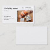 Sushi-Visitenkarte Visitenkarte (Vorne/Hinten)