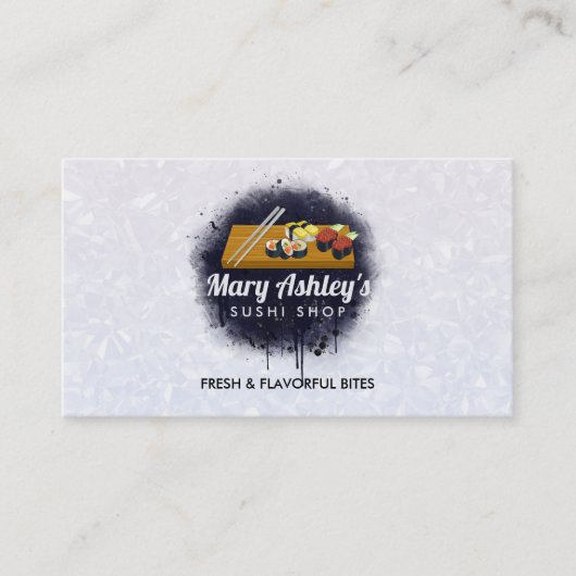 Sushi-Visitenkarten Visitenkarte (Vorderseite)