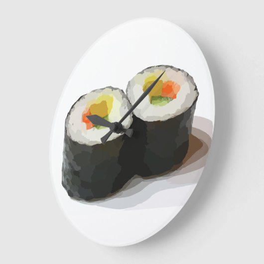 SUSHI WALL CLOCKS GROßE WANDUHR (Winkel)
