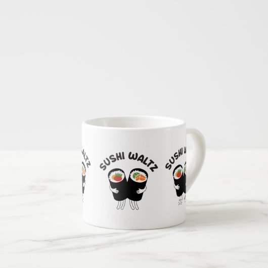 Sushi Walzer Espressotasse (Vorderseite Rechts)