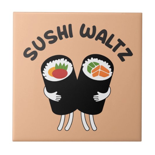 Sushi Walzer Fliese (Vorderseite)