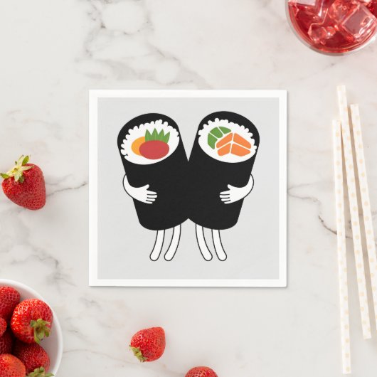 Sushi Walzer Serviette (Beispiel)