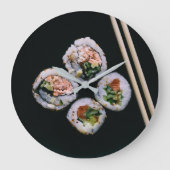 Sushi-Wanduhr Große Wanduhr (Vorderseite)
