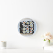 Sushi-Wanduhr Runde Wanduhr (Zuhause)