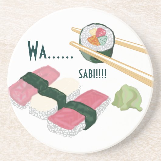 Sushi Wasabi Untersetzer (Vorne)