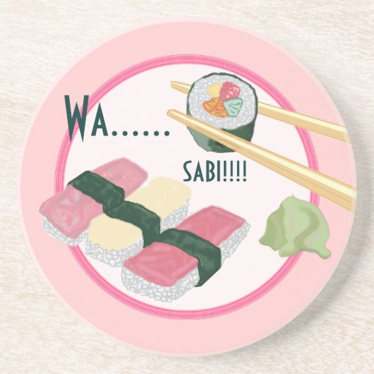Sushi Wasabi Untersetzer (Vorne)