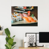 Sushi Yam Maki Rolls Asian Foods Poster (Heimbüro)