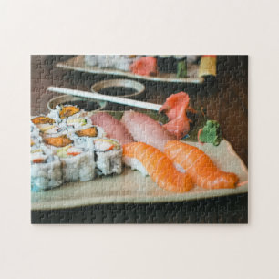 Sushi Yam Maki Rolls Asian Foods Puzzle