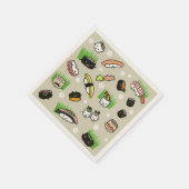 Sushi-Zeichen Serviette (Ecke)