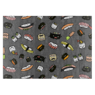 Sushi-Zeichenmuster Schneidebrett