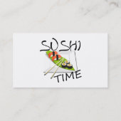 Sushi-Zeit Visitenkarte (Rückseite)