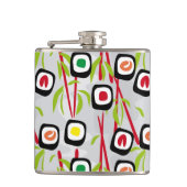 Sushihintergrund Flachmann (Vorderseite)