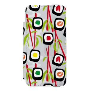 Sushihintergrund Incipio Watson™ iPhone 5 Geldbörsen Hülle