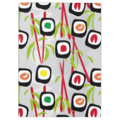 Sushihintergrund Klemmbrett (Rückseite)