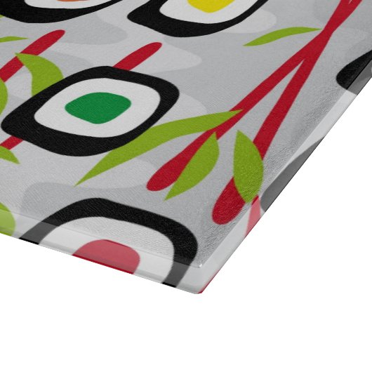 Sushihintergrund Schneidebrett (Ecke)