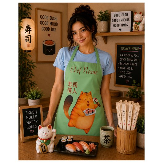 Sushikatze, Sushi Schürze