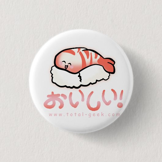 Sushiknopf Button (Vorderseite)