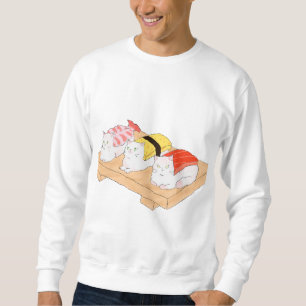Sushimeow: Purrfection auf einem Teller Sweatshirt