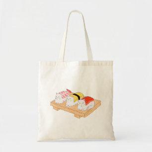 Sushimeow: Purrfection auf einem Teller Tragetasche