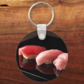 SUSHIMI Tuna & Fatty Tuna Sushi Trio Keychain Schlüsselanhänger (Vorderseite)