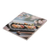 Sushiplatte Kirschblüte Fliese (Seite)
