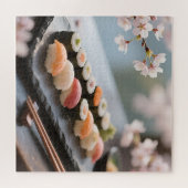 Sushiplatte Kirschblüte Puzzle (Horizontal)