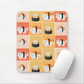 Sushis Cat-Mauspad Mousepad (Mit Mouse)