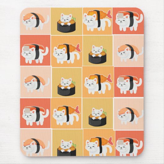 Sushis Cat-Mauspad Mousepad (Vorne)