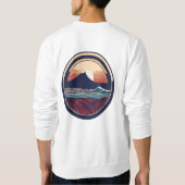 Sushis Surfabenteuer Sweatshirt (Rückseite)