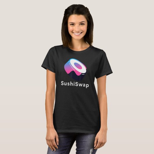Sushiswap Token Crypto Ethereum Dex Defi Sushi T-Shirt (Vorne ganz)