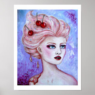 Susie Eiscremebecher-Druck Poster