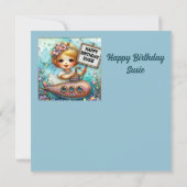 SUSIE ~ Geburtstagskarte ~ U-Boot (Rückseite)