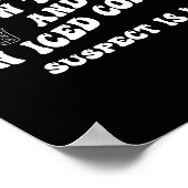 Suspect Needs A New Tattoo And An Iced Coffee. Sus Poster (Ecke)
