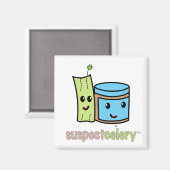 SuspectCelery™ Niedliche Beste Freundinnen Celery Magnet (Vorderseite/Rückseite)