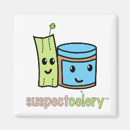 SuspectCelery™ Niedliche Beste Freundinnen Celery  Magnet