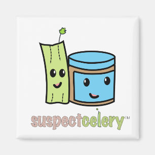 SuspectCelery™ Niedliche Beste Freundinnen Celery Magnet