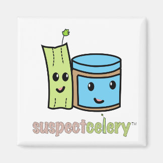 SuspectCelery™ Niedliche Beste Freundinnen Celery Magnet
