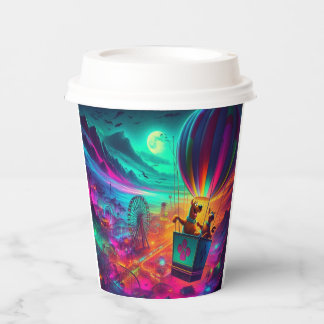 Suspended Over The Scream Park Pappbecher