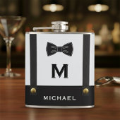 Suspenders & Bowtie Name Monogram Boy  Flachmann