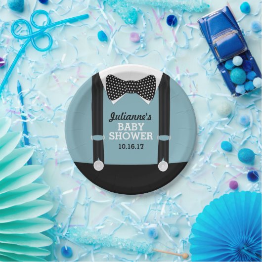 Suspendierer und Bow Krawatte Party Paper Teller (Party)