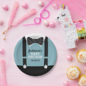 Suspendierer und Bow Krawatte Party Paper Teller (Party)