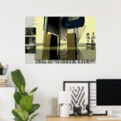 suspendiert vs. unterstützend poster (Heimbüro)