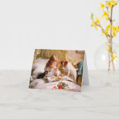 Suspense by Charles Burton Barber Karte (Gelbe Blume)